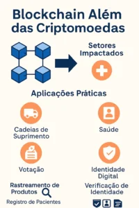Blockchain Além das Criptomoedas: Usos Inovadores