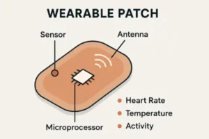 Patches Médicos Vestíveis: Monitoramento Contínuo da Saúde